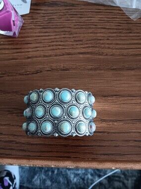 Turquoise Stone Accent Bracelet -